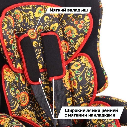 Детское автомобильное кресло SIGER ART Прайм ISOFIX  Хохл. гр.1-2-3